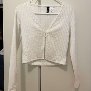 H&M Button Front Top